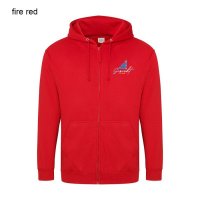 Zip Hoody HRG Moers, Logo mit weißem Umriss