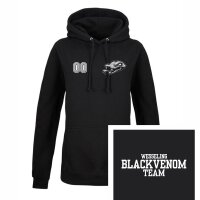 Wesseling Blackvenom Teamwear Hoody Women, schwarz