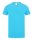 Skinnifit Mens Stretch T-Shirt surf blue, Größe XL