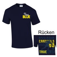 Assindia Cardinals T-Shirt navy "True Blue Retro"