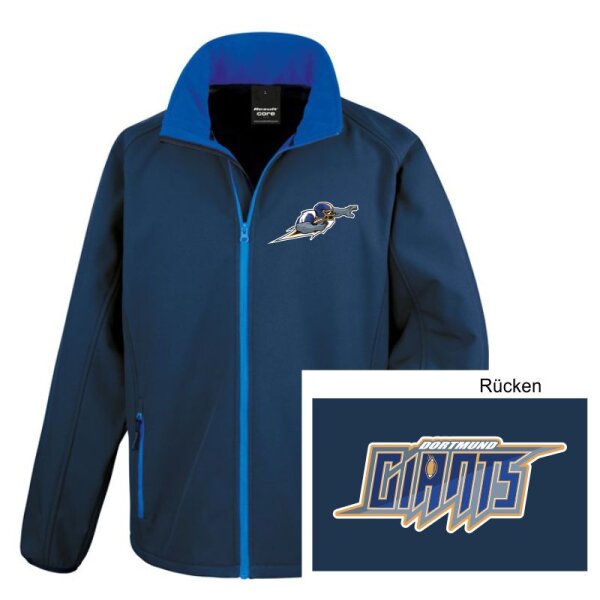 Dortmund Giants Softshelljacke navy "Team"
